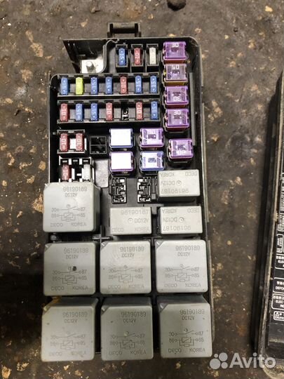 Блок предохранителей chevrolet lacetti