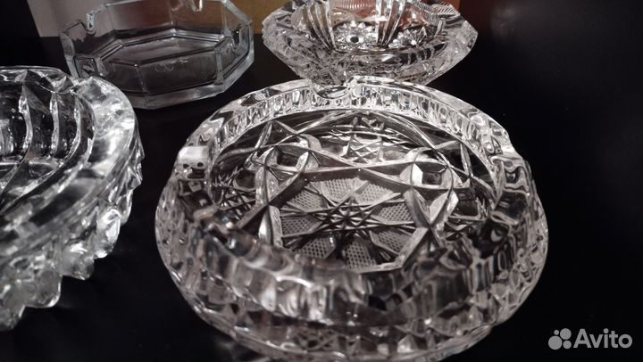 Пепельница хрусталь стекло СССР