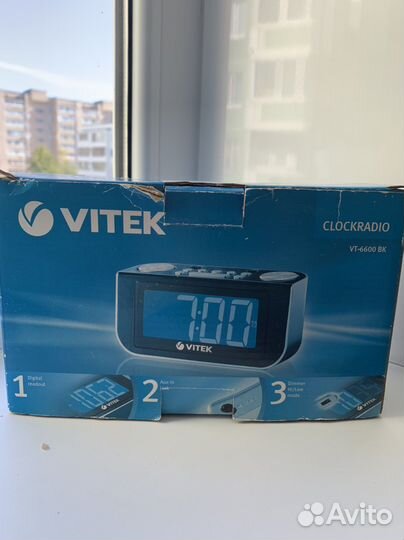 Радиочасы vitek