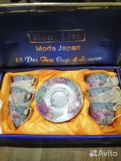 Чайный сервиз фарфоровый новый
