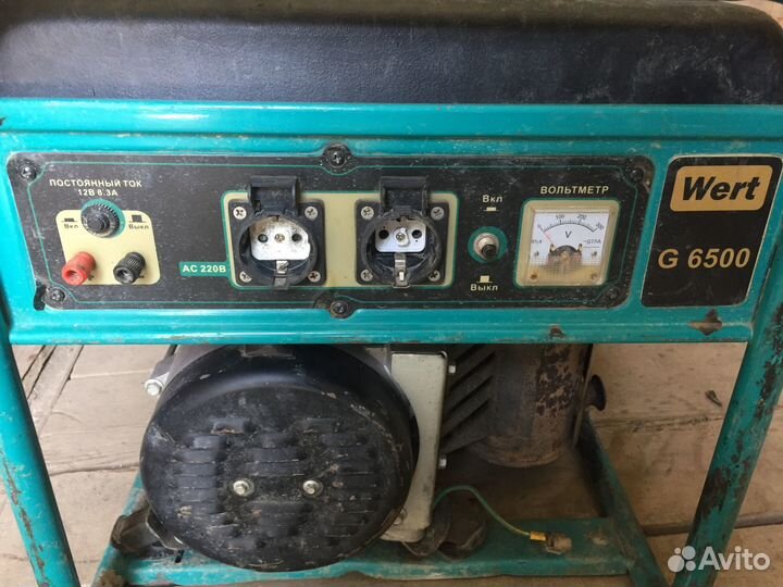 Бензогенератор wert G-6500