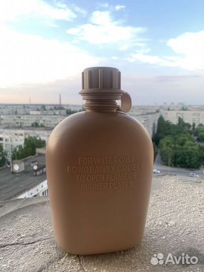 Фляга армейская пластик