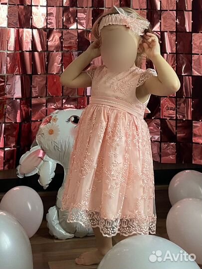 Платье праздничное на девочку на два года 86/92