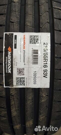 Hankook Ventus Prime 4 K135 215/55 R16 93V