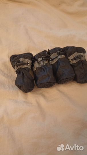 Ботинки мешочки с подошвой для мини собак и кошек