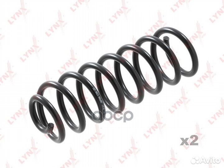 Пружина подвески renault logan 1.4/1.6 04- задн