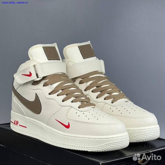 Кроссовки Nike Air Force 1 High (с мехом) (Арт.88687)