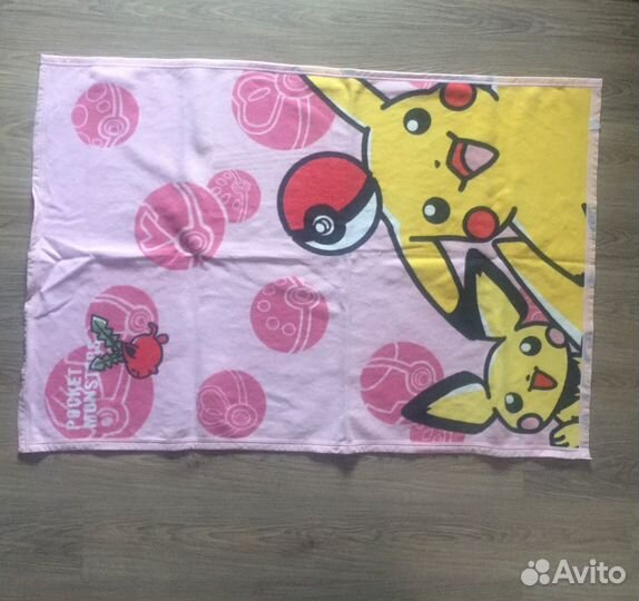 Плед детский новый флисовый 2шт