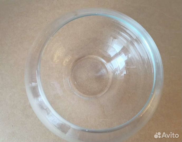 Ваза стеклянная круглая сфера аквариум