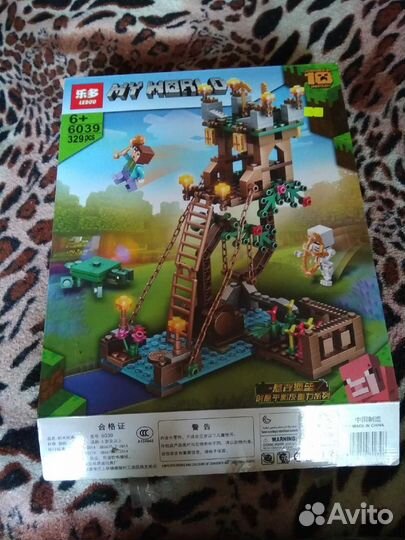 Конструктор My World Майнкрафт Башня на дереве