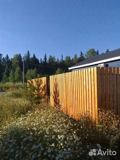 Деревянный забор любой сложности