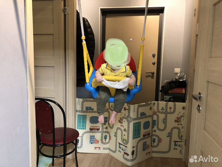 Качели детские пластиковые подвесные