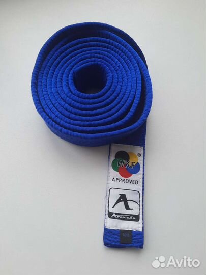 Пояс для карате. Arawaza синий и красный