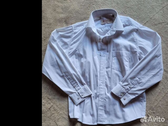 Рубашка белая на мальчика