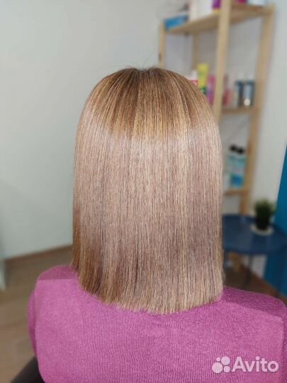 Кератиновое выпрямление