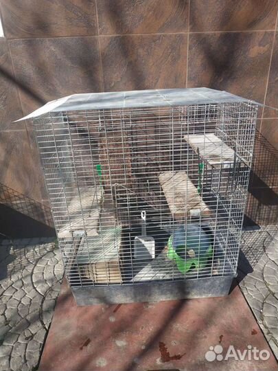 Клетка для шиншил, грызунов, птицы
