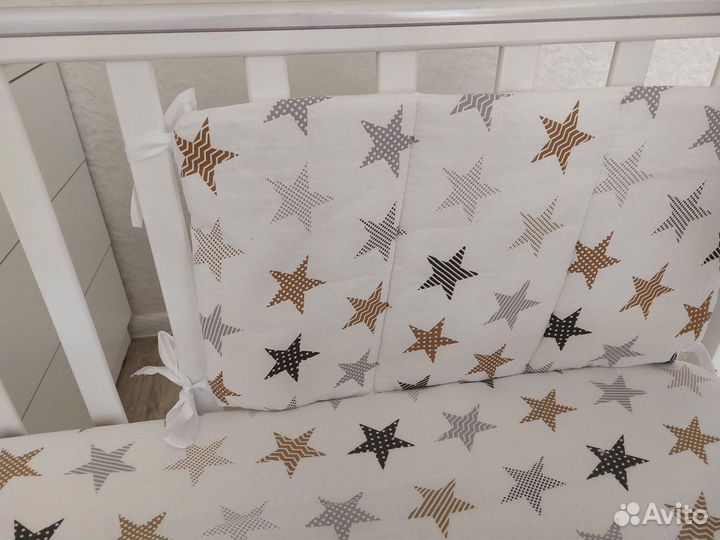 Бортики в детскую кроватку