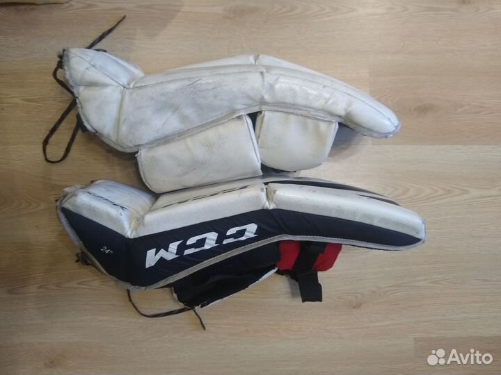 Щитки вратарские хоккейные детские CCM 24 размер