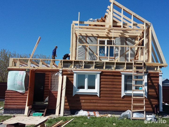 Строительство и реконструкция домов пристроек