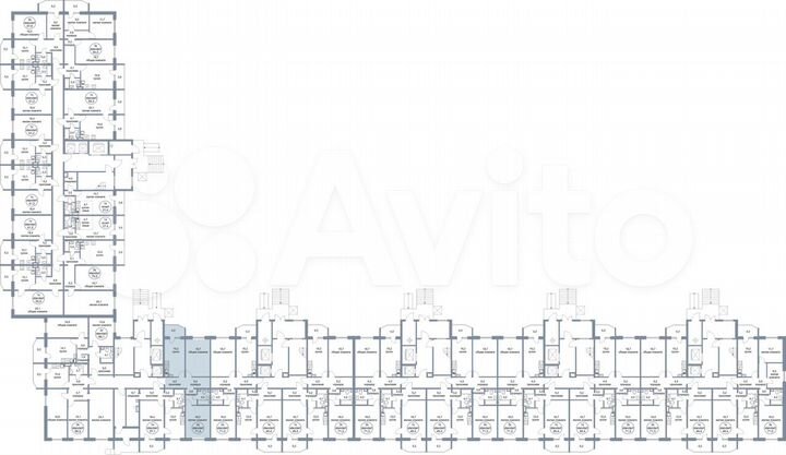 2-к. квартира, 71,3 м², 1/17 эт.