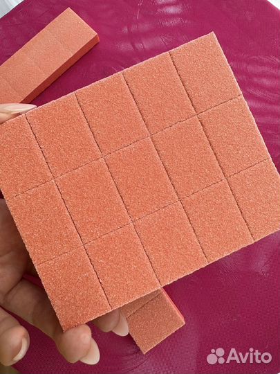 Бафики для маникюра в упаковке 60 шт