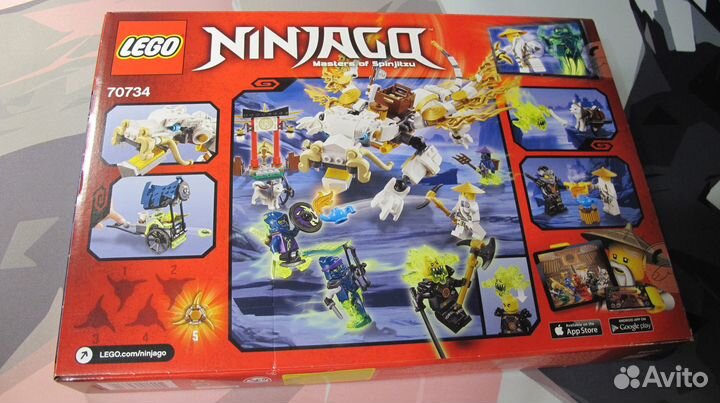 Новый Lego Ninjago 70734 Дракон Сэнсея Ву