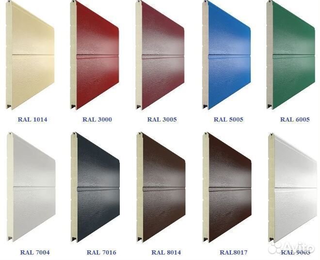 Гаражные секционные ворота дорхан 2750х2750