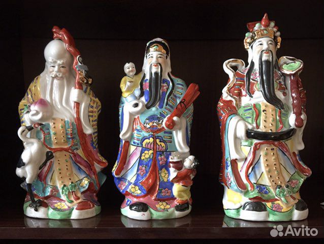 Статуэтки комплект «Три звездных старца». Китай