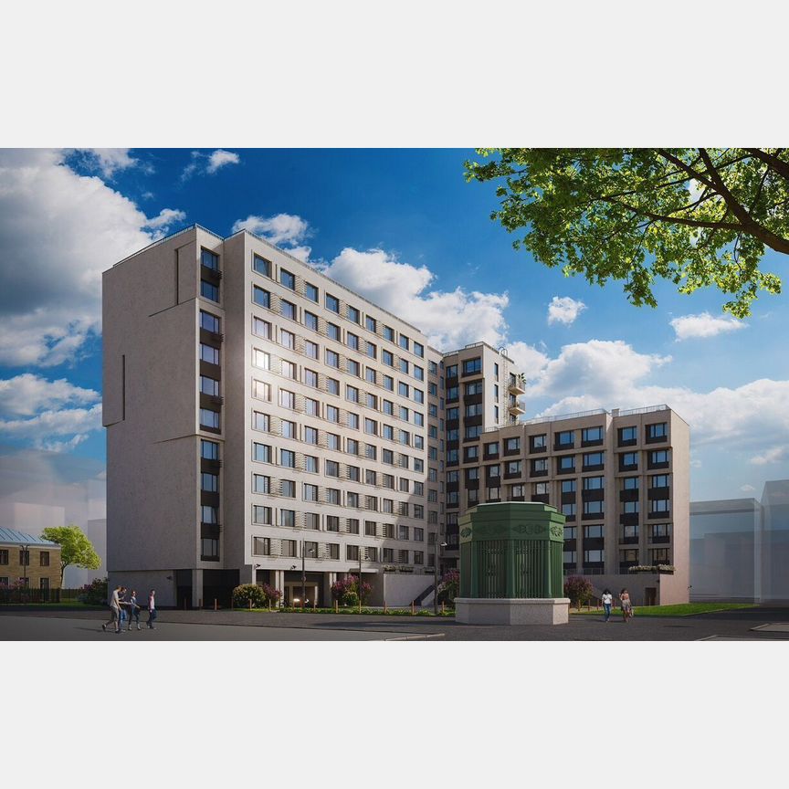 1-к. квартира, 41,9 м², 4/11 эт.