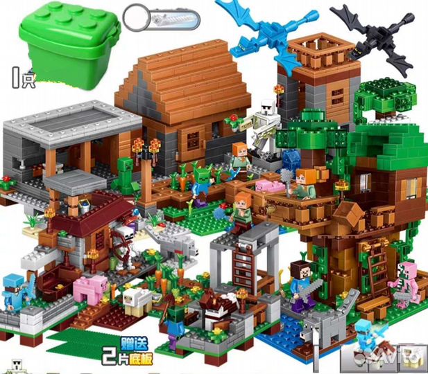 Конструктор Лего Майнкрафт Большая Усадьба Делюкс