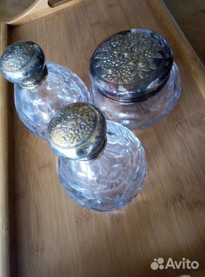 Флаконы для туалетного столика винтаж Испания