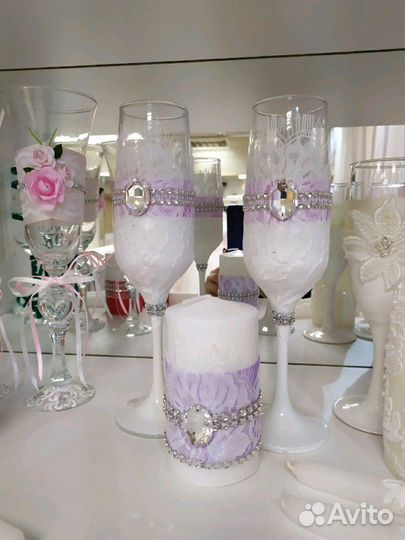 Свадебные фужеры