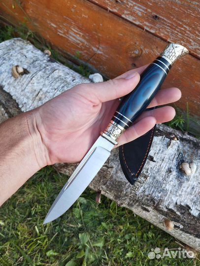Нож Финка нквд из дамасской стали
