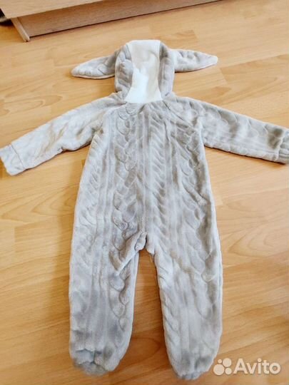 Костюм зайки 74 - 80 размер