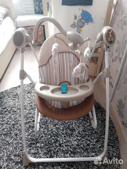 Детские электронные качели бу