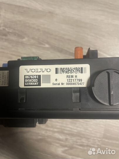 Блок комфорта REM Volvo xc 90 2004