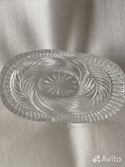 Ваза хрустальная времен СССР