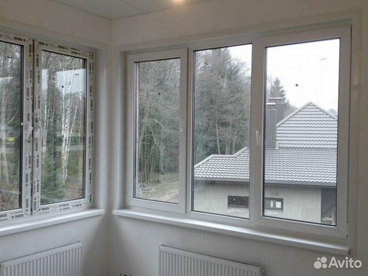 Окна пластиковые от производителя Рассрочка 0%