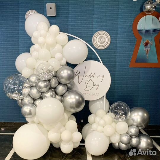 Воздушные Гелиевые шары. Гирлянда из шаров