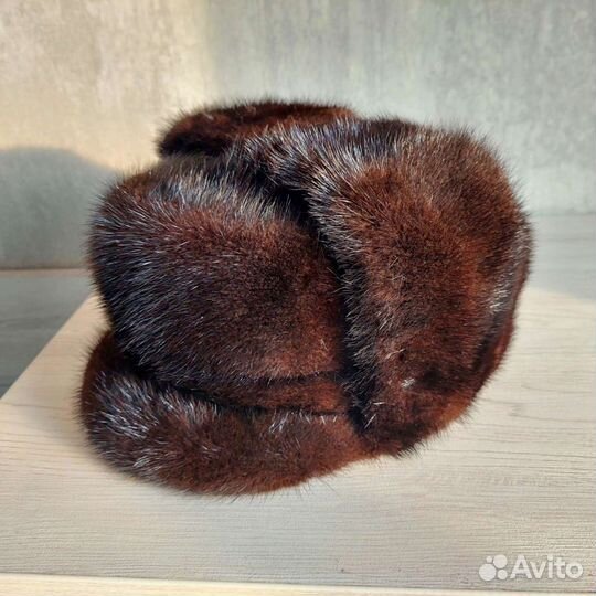 Шапка кепка формовка мех норка новая