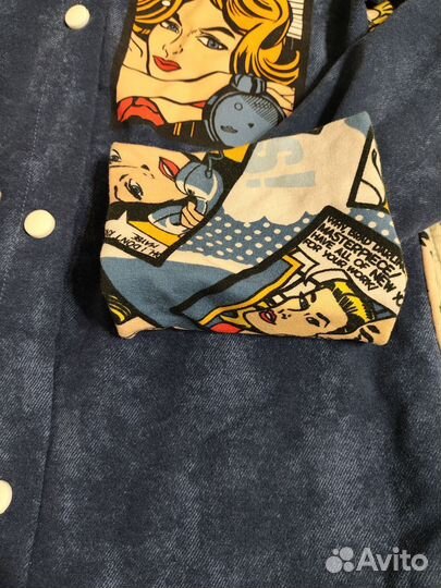 Бомбер на кнопках пинап женский 42