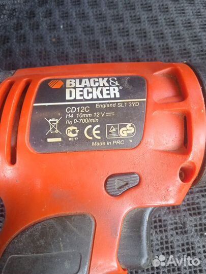 Шуруповерт Black+Decker на запчасти