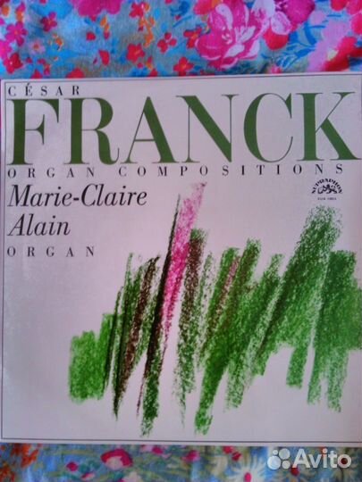 Винтажная Виниловая пластинка Cesar Franck
