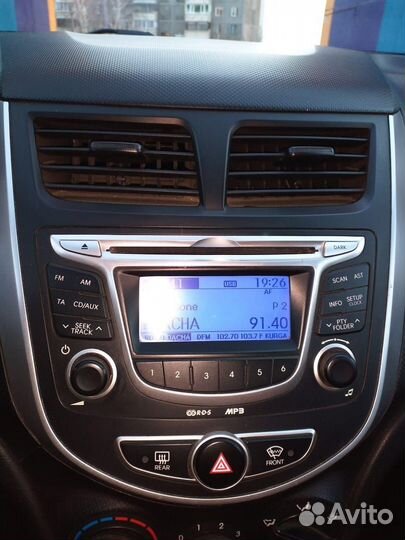Штатная магнитола на hyundai solaris