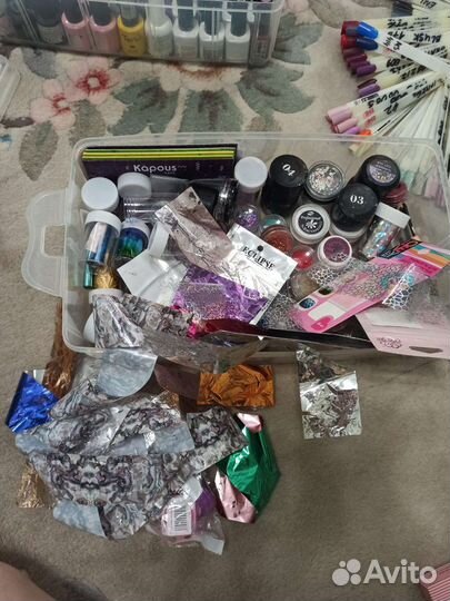 Набор гель лаков баз и гелей для маникюра