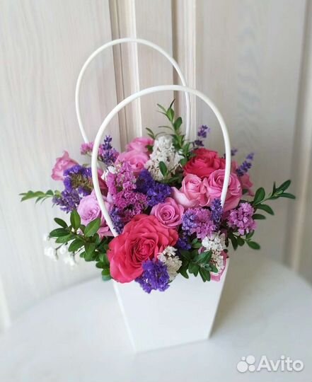 Цветы розы букет