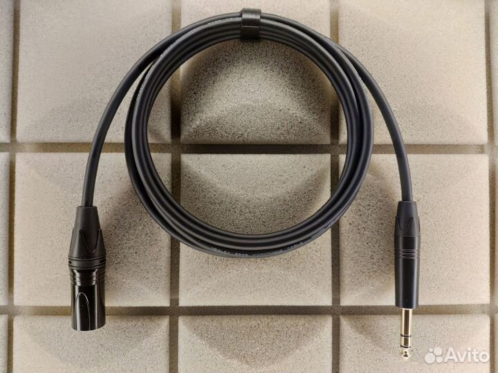 Xlr штекер - Jack 6,3 stereo mogami 2549