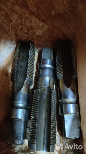 Метчики трубные, коническ, дюймов G,K,Rc,Rp, СССР