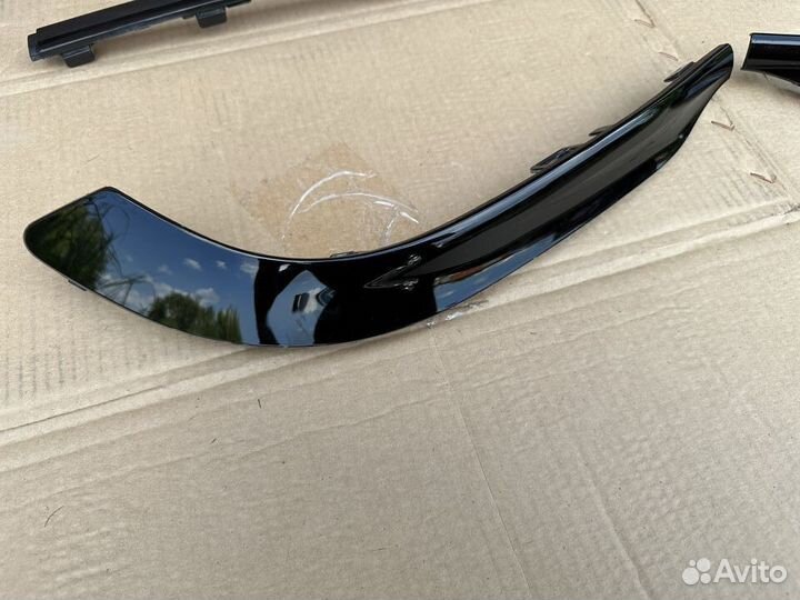 Молдинг бампера задний Mercedes GLC X253 Рест AMG