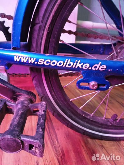 Детский велосипед scool 16 из германии